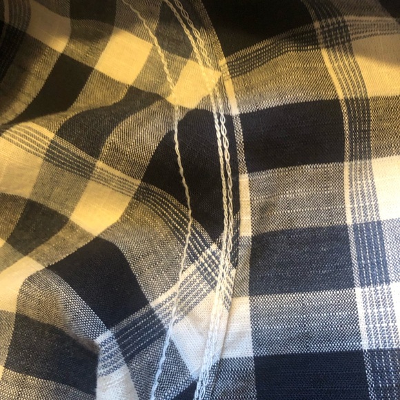 Joseph Abboud Men's Plaid Shirt - 100% Cotton Modern Fit Blue and White - Picture 6 of 10